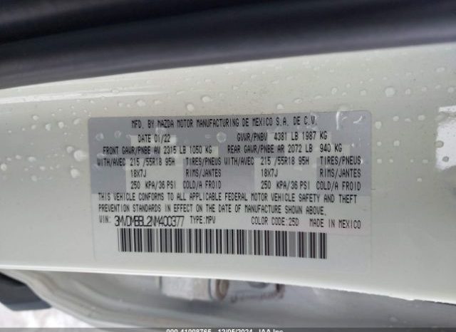 Used 2022 Mazda CX-3 full