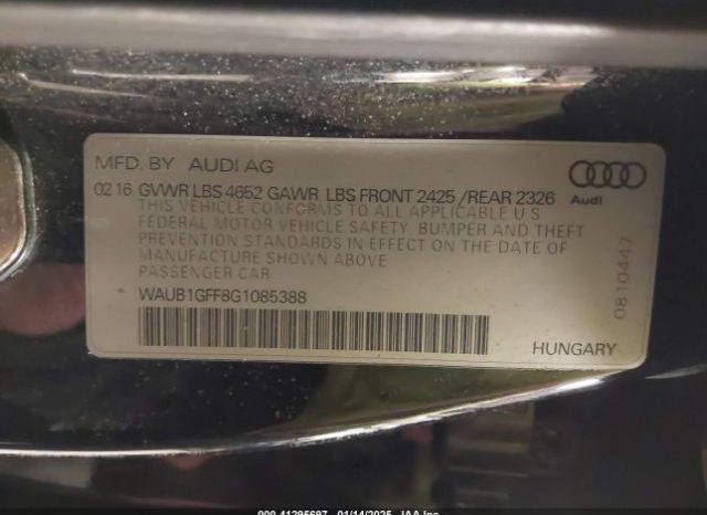 Used 2016 Audi S3 full