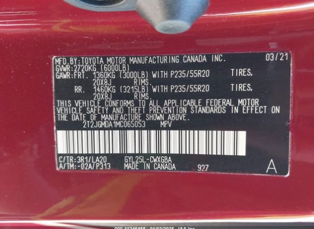 Used 2021 Lexus RX full