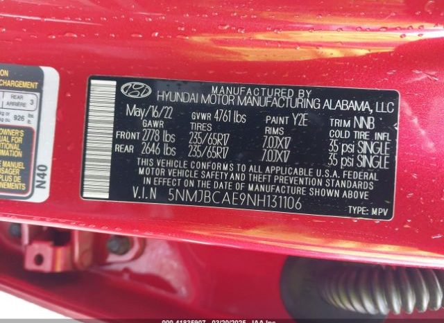 Used 2022 Hyundai Tucson full