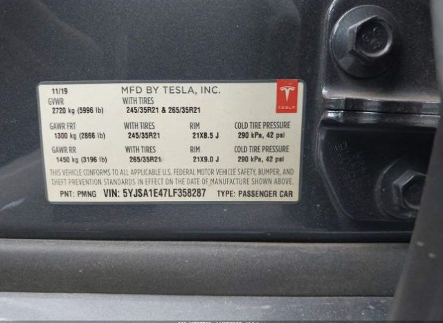 Used 2020 Tesla Model S full