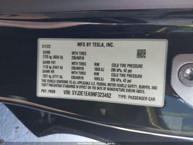 Used 2022 Tesla Model 3 – GEMI
